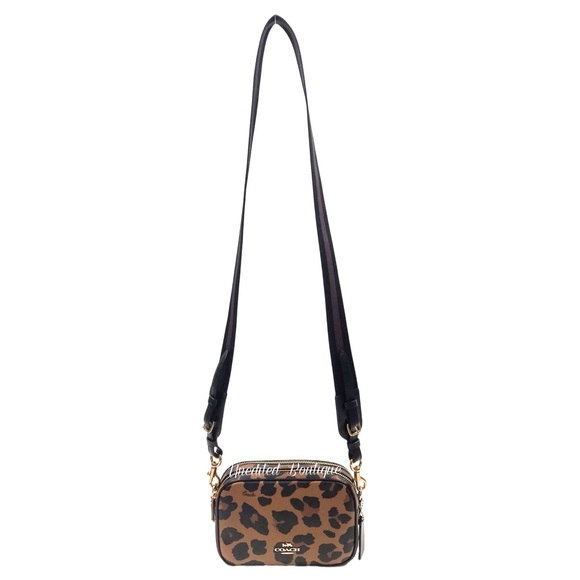 COACH Jes Crossbody 20 With Leopard Print - Picture 10 of 13